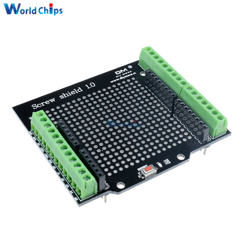 diymore Standard Proto Screw Shield Assembled Prototype Terminal Expansion Board for Arduino Opening Source Reset Button D13 LED ► Photo 1/6
