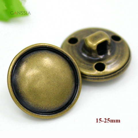 30pcs/lot Mushroom metal buttons for garment Vintage bronze color / gun black button to sew DIY accessories 15-25mm(ss-7379) ► Photo 1/1