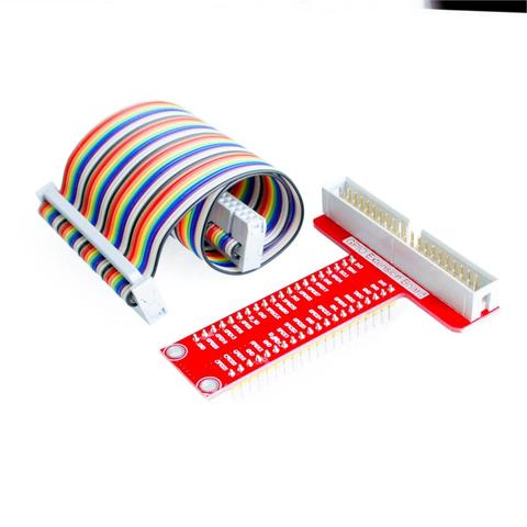 Raspberry Pi 3&Raspberry Pi Model 3B+ T expansion DIY kit (40Pin GPIO cable + T GPIO Breakout Expansion Adapter Board ► Photo 1/4