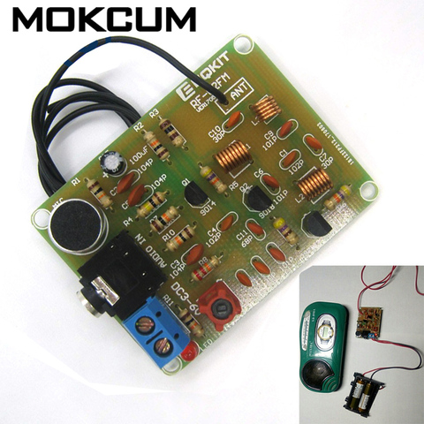 88-108MHz FM Frequency Modulation Wireless Microphone Module DIY Kits Transmitter Board Parts DC 3-6V FM Transmitter Module ► Photo 1/6