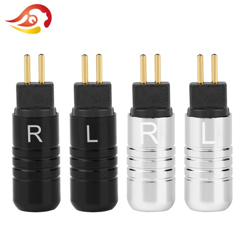 QYFANG 1 Pair 0.78mm Earphone Pin Splice Adapter Plug W4R UM3X UM3RC UE11 UE18 JH13 JH16 ES3 DIY Headphone Solder Wire Connector ► Photo 1/1