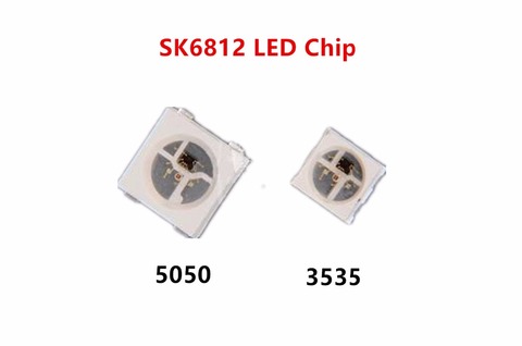 10~1000pcs SK6812 (4pins) 5050/3535 (similar with WS2812B) Individually Addressable Digital RGB Full Color LED Chip Pixels DC 5V ► Photo 1/1