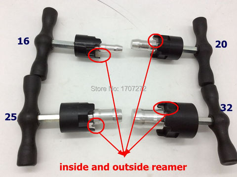 T-CALIBRATOR tool,(3piece/a set) 16mm 20mm 26mm the whole circle of reamer for pex-al-pex pipe ► Photo 1/1