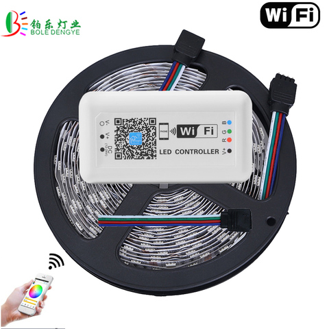 15M WIFI LED Strip 5050 Non Waterproof 60LED/M Magic Home WIFI Controller Smart Phone Control 10M 5M Lighting Diode Tape ► Photo 1/6