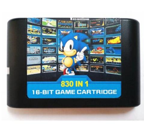 The Ultimate 830 in 1 EDMD Remix Game Cartridge for USA/ Japanese /European  SEGA GENESIS MegaDrive Console - Price history & Review, AliExpress Seller  - gamejoy