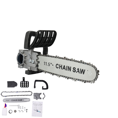DIY Electric  Saw 11.5 Inch Chainsaw Chainsaw Bracket Set spring steel  Electric Angle Grinder To Chain Saw Woodworking Tool ► Photo 1/6