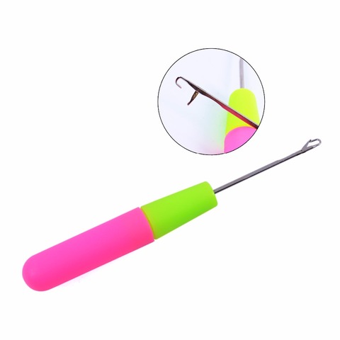 1pc/lot Plastic crochet braid needle Feather Hair Extension Tools Wig Hook  Needle Threader Knitting hair crochet needles - Price history & Review, AliExpress Seller - wzsqjn Store