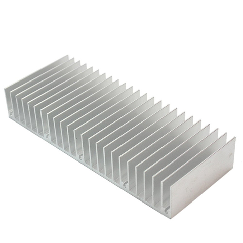 Silver 150x60x25mm Aluminum Heat Sink Radiator Heatsink for Chip Projector VGA RAM LED Power Car Amplifier IC heat dissipation ► Photo 1/5