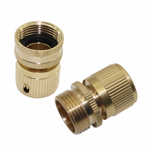 1 pcs 3/4 inch Male Female Thread Copper Quick Connector Garden Water Connection Accessories Car Washing Pipe Fittings ► Photo 1/6