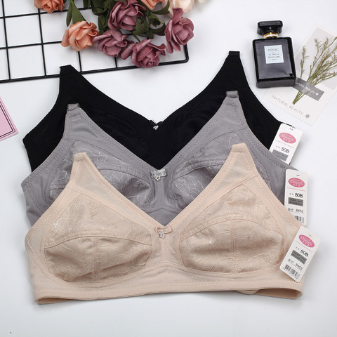Yenlice fashion women bra Ultra-thin lace comfortable bra Wireless bralette underwear for women 36 38 40 42 44plus-size sexy bra ► Photo 1/6