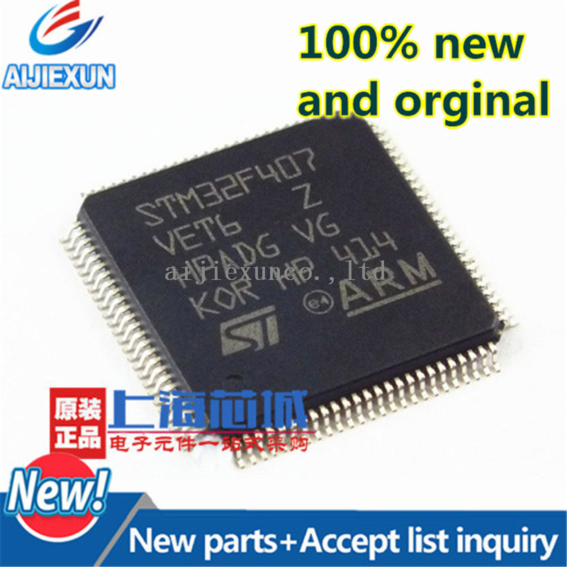 Price History Review On 2pcs 100 New And Original Stm32f407vet6 Mcu 32 Bit Stm32 Arm Cortex M4f Risc 512kb Flash 2 5v 3 3v 100 Pin Lqfp Tray In Stock Aliexpress Seller Agbg Store