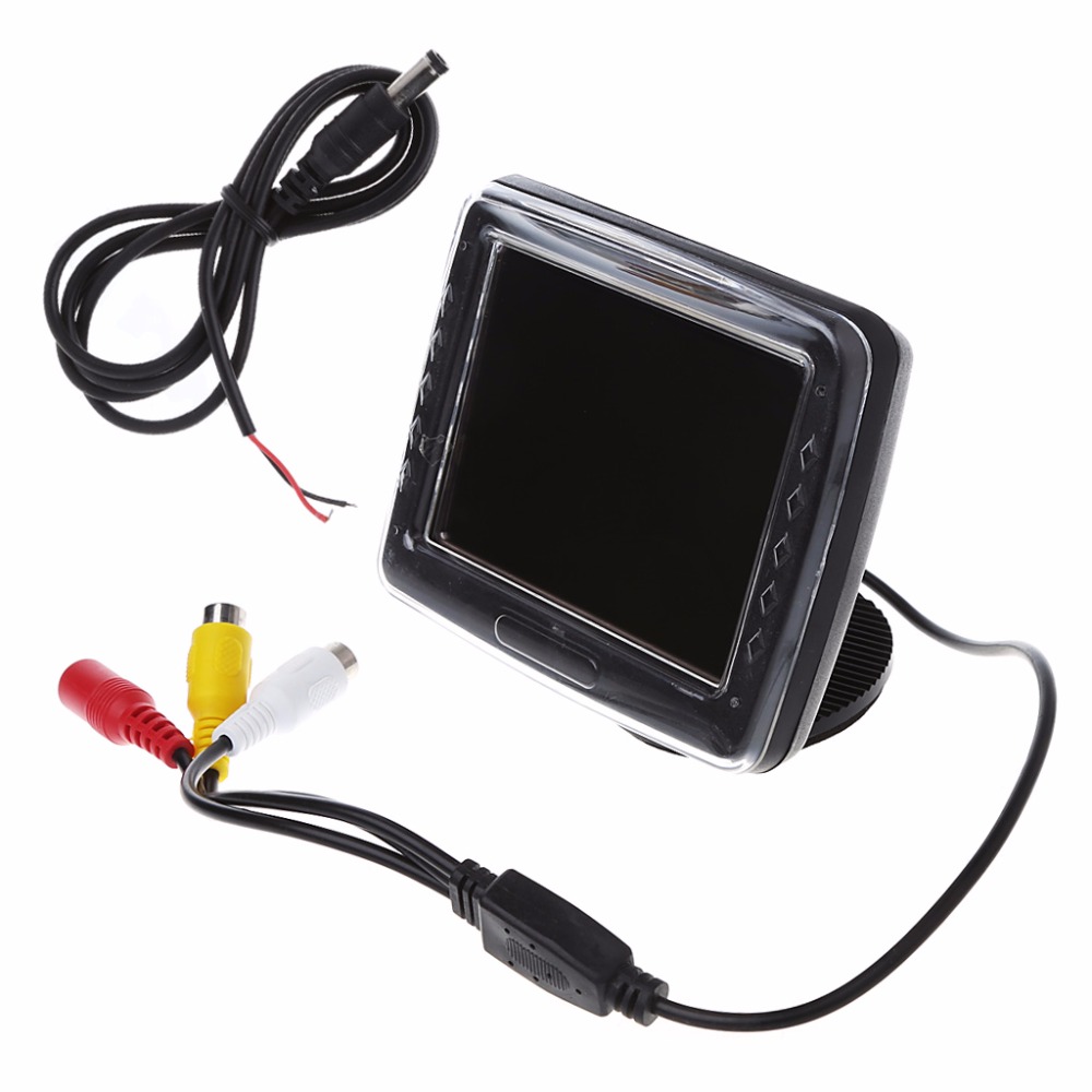 Car Rearview Camera 3.5" Digital LCD Display 