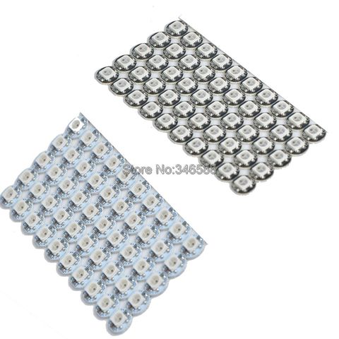 10-100pcs DC5V WS2812B Individually Addressable RGB Full Color Built-in WS2811 IC 5050 SMD LED Chip Black White PCB  (10mm*3mm)  ► Photo 1/5