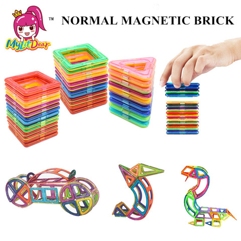 1 pcs Magnetic Building Big Size Magnetic Designer DIY Magnetic Designer Construction 3D Magnet Toys For Children ► Photo 1/6