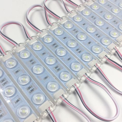 20pcs/lot DC12V 1.5W LED Module 3030 3LED with Lens Super Bright IP65 Waterproof LED backlight modules for Advertising Light ► Photo 1/5