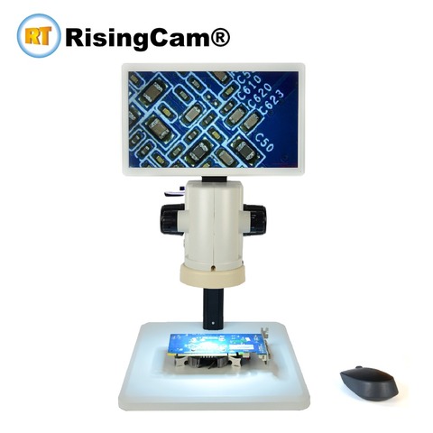 1080P 60fps Panasonic CMOS microscope camera 11.6inch LCD screen digital video zoom Stereo Microscope ► Photo 1/1