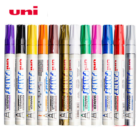 Uni Colorful Art Marker Pen Paint Marker School Stationery Office Supplies Marking Pen Permanent Paint Art Marking Pens PX-20 ► Photo 1/6
