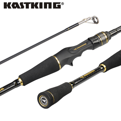 KastKing Stealth Portable Carbon Bait Casting Rod FUJI Guide Ring Spinning Casting Fishing Rod 1.93m,1.98m , 2.03m, 2.13m,2.18m ► Photo 1/6