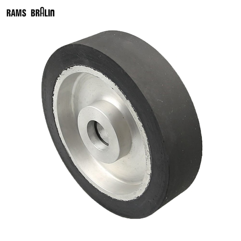 200*50mm Solid Belt grinder Rubber Contact Wheel Abrasive Belts Set Inner Hole Customized ► Photo 1/3