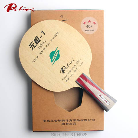 Palio official Infinite-1 infinite01 table tennis blade special for 40+ racquet game pure wood for loop with fast attack ► Photo 1/6