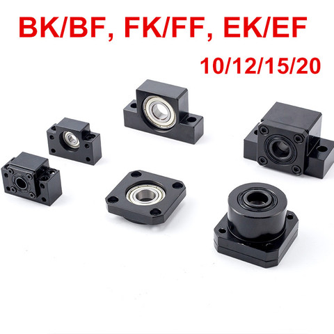 BK BF Set: BK10 BF10 BK12 BF12 BK15 BF15 BK20 BF20 for SFU1204 SFU1605 SFU2005 BallScrew End Support CNC parts ► Photo 1/1