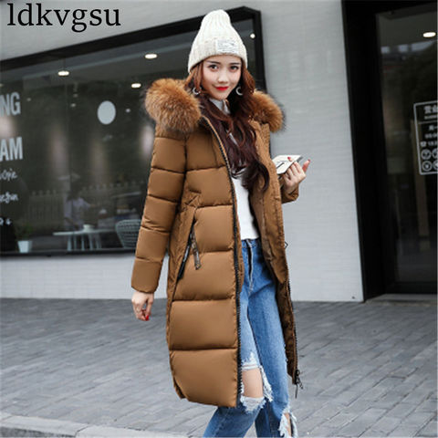 Women Winter Coat Jacket Warm Women Parkas Fur Female Outerwear High Quality Cotton Coat 2022 New Long Winter Jacket Women 70301 ► Photo 1/1