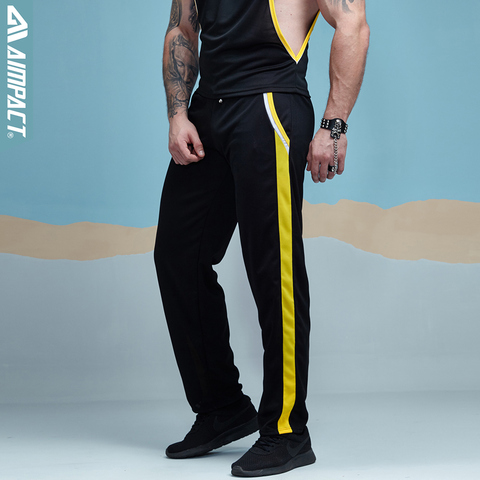 Aimpact Mens Pants New Fashion Men's Casual Pants Leisure Male Trousers Summer Man Homewear Sexy Mesh Long Pants for Men SXC059 ► Photo 1/6