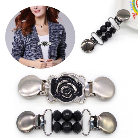 Antique Flower Shirt Collar Clip Cardigan Holder Sweater Shawl Clip Duck  mouth Clothing Pins Sewing Clips for Suspenders 7C2614 - Price history &  Review, AliExpress Seller - Dreamin Store