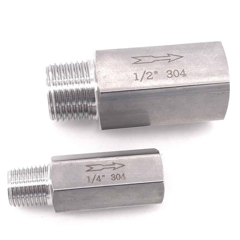 Check valve 1/8" 1/4" 3/8" 1/2" 3/4" 1" inch female thread SS304 stainless steel 