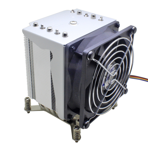 3U 4U server CPU COOLER cooling fan 5 Heat pipe for intel Xeon LGA 2011 2066 X99 Industrial Personal Computer Active cooling ► Photo 1/6