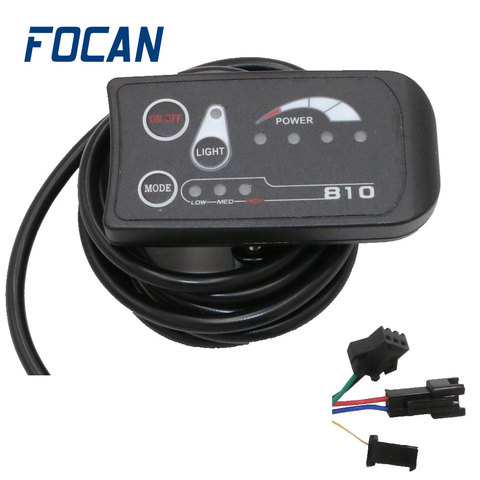 FOCAN Electric Bicycle Display 24V 36V 48V 810 Ebike Intelligent Control Panel LED Display meter ► Photo 1/2