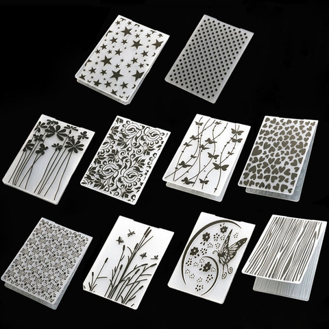 Plastic Template Craft Card Making Paper Cards 1Pcs Photo Album Wedding Decoration Scrapbooking Embossing Folder ► Photo 1/6