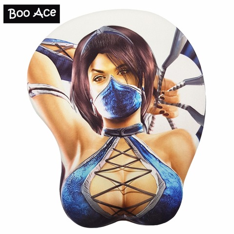 KITANA Sexy Anime Gaming Mouse Pad Big Soft Breast 3D Gaming Mouse Pad Wrist Rest ► Photo 1/6