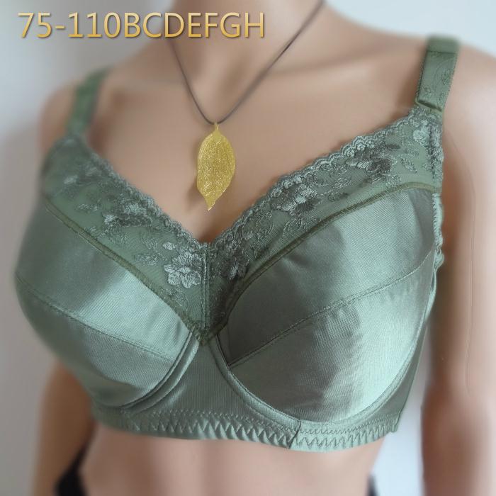 New Sexy Lace Bras for Women Wireless Minimizer Bra Full Coverage Lace  Embroidery Underwear Lingerie 34 36 38 40 42 46 B C D E F