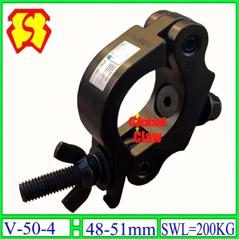 TUV Truss Pro Clamp Heavy Duty anodized black Narrow Clamp For 50mm Tube black ► Photo 1/1