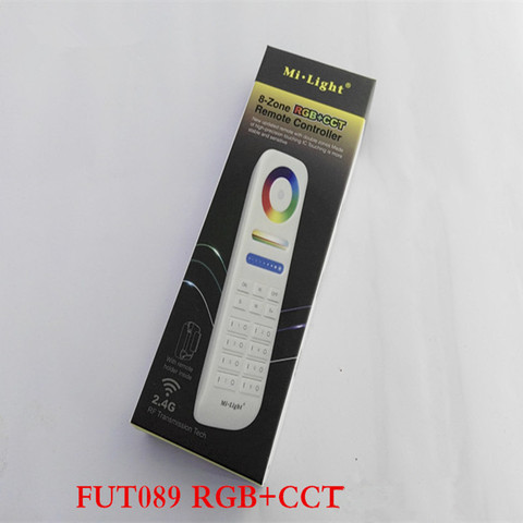 2.4G MiBOXER FUT089 8 Zone Remote RF Dimmer / LS2 5IN 1 Smart Led Controller / B8 Wall-mounted Touch Panel for RGB+CCT Led Strip ► Photo 1/1