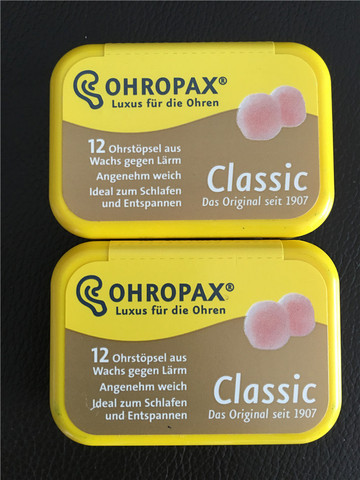 6pairs Original Ohropax Classic Wax Earplugs Comfortable Wax Ear Plugs Traval Sleeping Noise Reduction Earplugs ► Photo 1/5