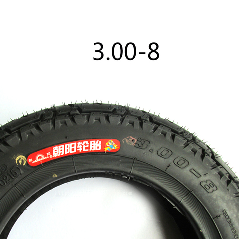 3.00-8 Tire tube tyre 3.00-8 / 300-8 6PR + 3.00-8 inner tyre for Gas and Electric Scooters Mini Motorcycle Warehouse Vehicles ► Photo 1/1