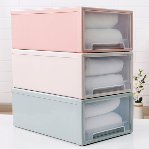 Plastic Drawer Organizer, Clothes Storage Boxes For Shelves
