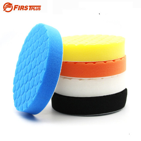 5 x Sponge Polishing Pad Car Paint Grinding Pads Clean Brush Tools for Car Polisher 75 100 125 150 180mm with Adhesive Pad ► Photo 1/5
