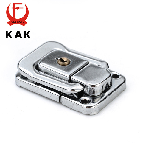 KAK J402 Cabinet Box Square Lock With Key Spring Latch Catch Toggle Locks Mild Steel Hasp For Sliding Door Window Hardware ► Photo 1/6