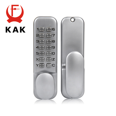 KAK Zinc Alloy Keyless Door Lock Mechanical Combination Lock Safety Door Lock Code Lock for Home Handle Door Hardware 3 Color ► Photo 1/6
