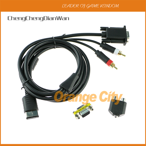 ChengChengDianWan For SEGA Dreamcast VGA High Definition Cable RCA Sound Adapter HD box PAL NTSC ► Photo 1/6