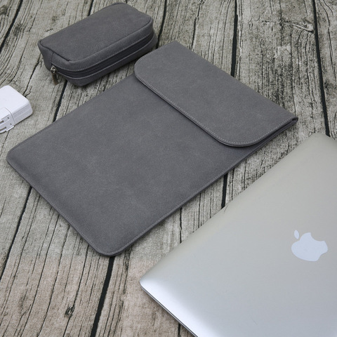 2022 new Scrub Laptop Bag For Macbook Air 13 2022 Pro Retina 11 12 14 15 Case For Xiaomi 13.3 15.6 Sleeve Notebook fashion Cover ► Photo 1/6