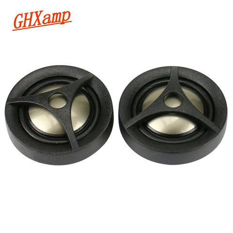 GHXAMP 1 Inch Dome Car Modified Treble Home Speaker Tweeter Titanium Film 4OHM 15W 2PCS ► Photo 1/6
