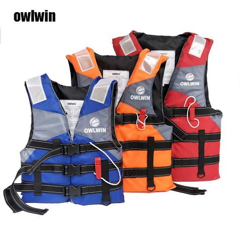 Owlwin Hot sell life vest Outdoor Professional life jacket Swimwear Swimming jackets Water Sport Survival Dedicated child adult ► Photo 1/6