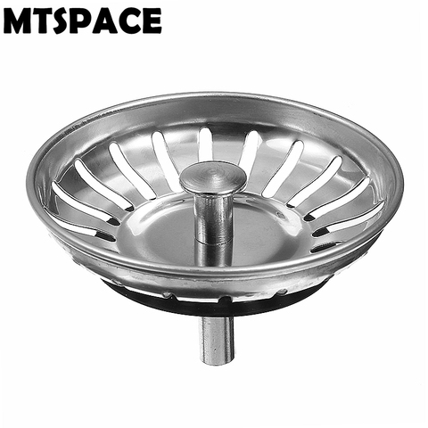 MTSPACE 78mm Bathroom Deodorization Type Basin Sink Drain 304 Stainless Steel Kitchen Strainer Stopper Waste Plug Sink Filter ► Photo 1/6