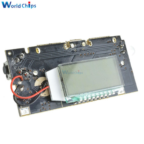 Automatic Protection! Dual USB 5V 1A 2.1A Mobile Power Bank 18650 Lithium Battery Charger Board Module Digital PCB ► Photo 1/6