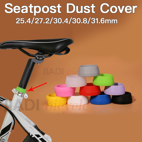 MUQZI Bicycle Seat Post Silica Gel Waterproof Dust Cover Elasticity Durable Rubber Ring MTB Road Bike Seatpost Protective Case ► Photo 1/6