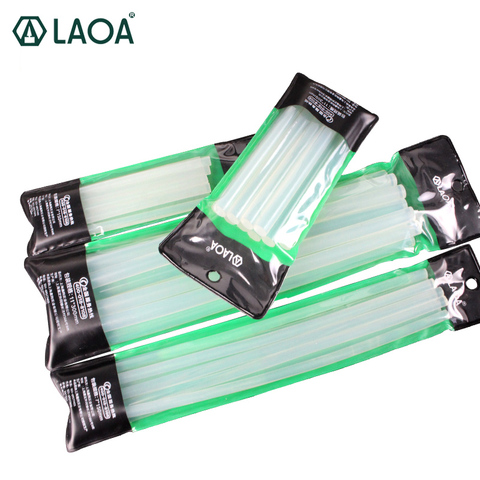 LAOA 10pcs 7mm/11mm Translucent Hot Melt Glue Sticks For Glue Gun Craft Album Tools ► Photo 1/6